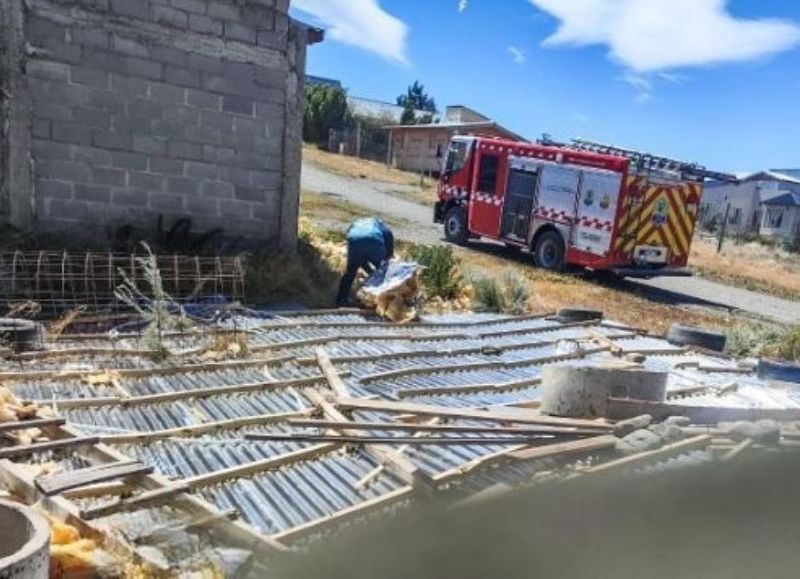 Temporal de viento en Santa Cruz: más de 20 intervenciones de Bomberos en toda la provincia