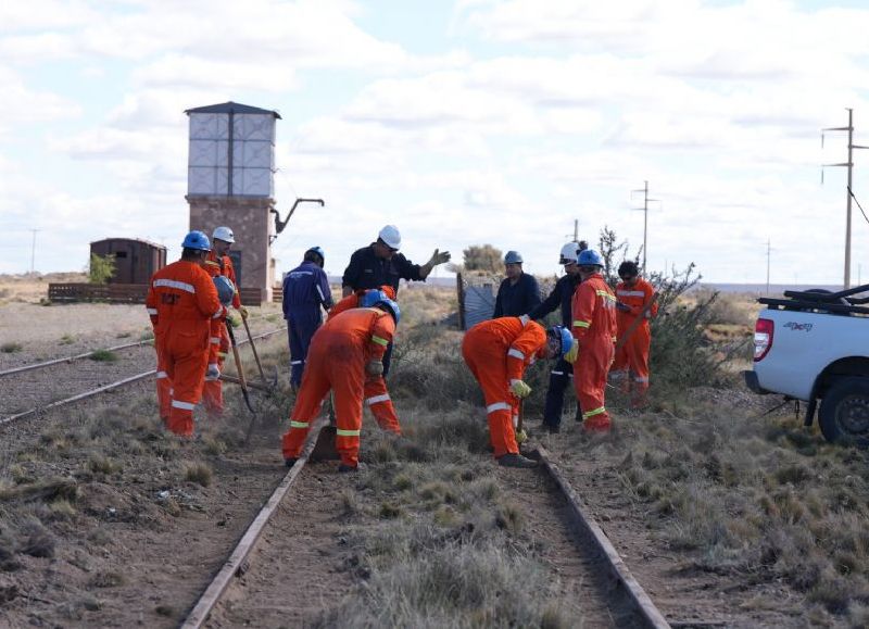 La Provincia concreta la recuperación del ramal ferroviario Jaramillo-Fitz Roy